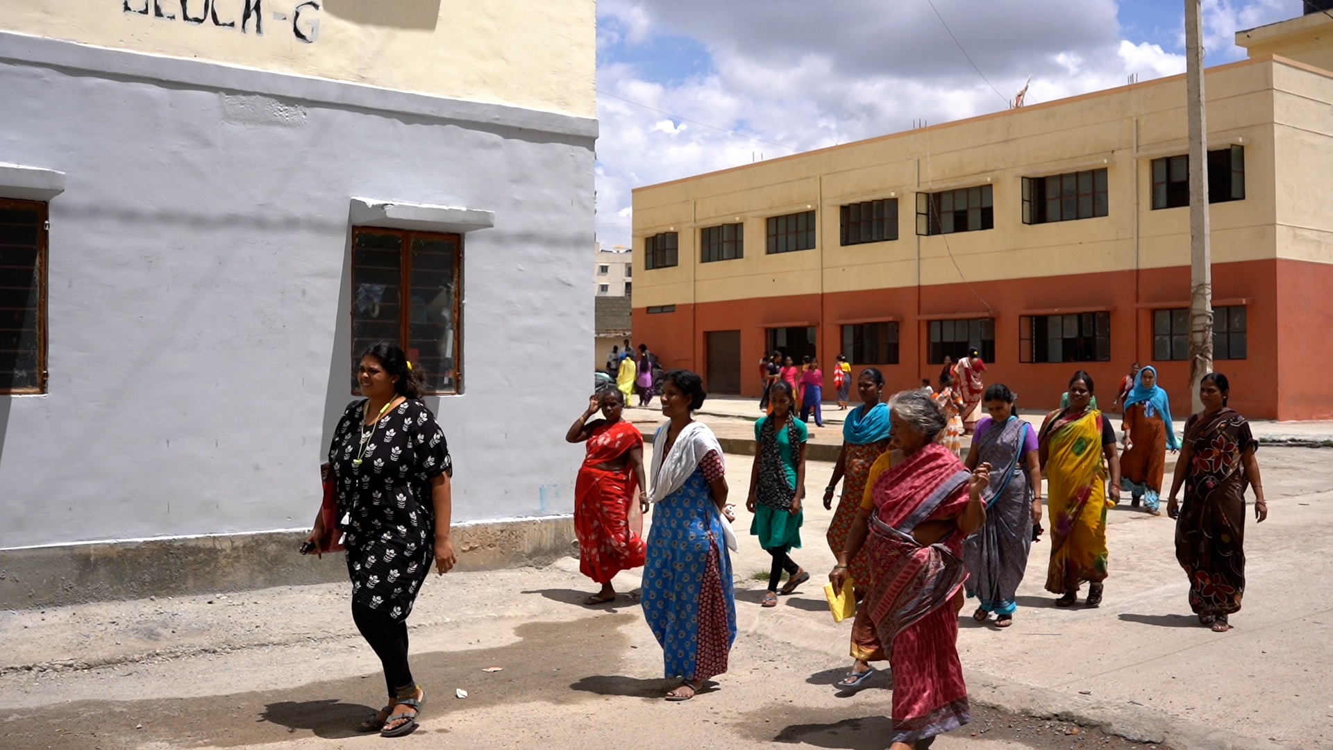 Women of Marathahalli Slum Board Quarters